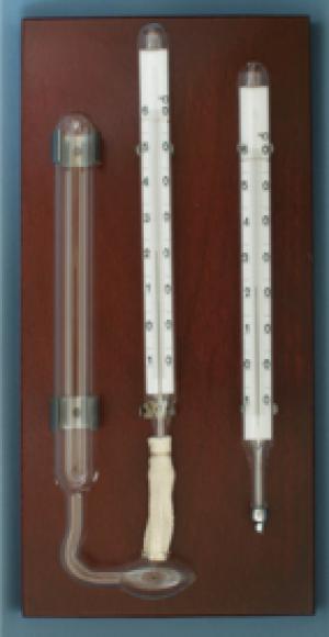 Laborthermometer, DIN 12775, Einschlussform, -5/0+50:0,5°C